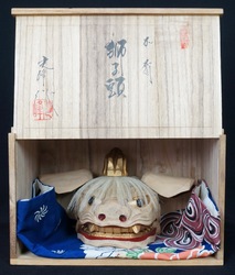 Shishi lion carving 1950s