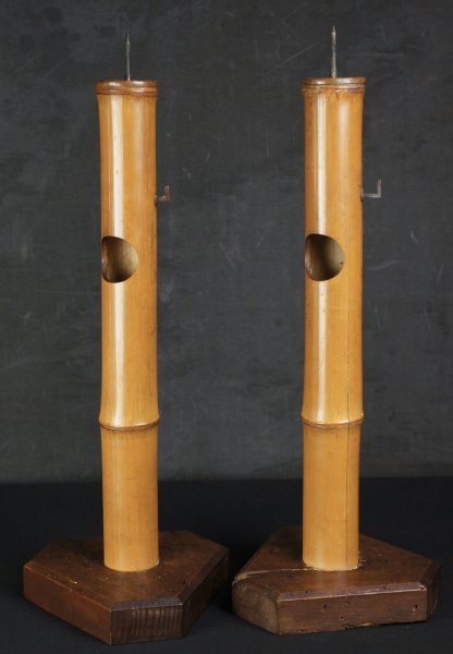 Shokudai bamboo lamp 1900