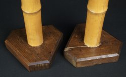 Shokudai bamboo lamp 1900