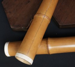 Shokudai bamboo lamp 1900