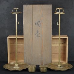 Shokudai candle stand Edo 1800s