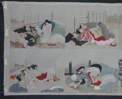 Shunga erotic Japan art 1890