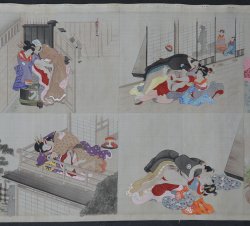 Shunga erotic Japan art 1890