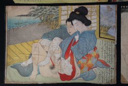 Shunga Meiji prints 1880