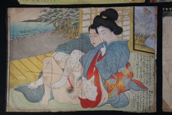 Shunga Meiji prints 1880