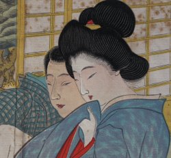 Shunga Meiji prints 1880