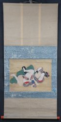 Shunga scroll Kakejiku 1800