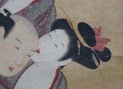 Shunga scroll Kakejiku 1800