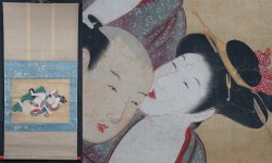 Shunga scroll Kakejiku 1800