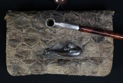 Silver Kiseru pipe Edo 1800
