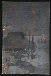 Silver leaf Sumi-e 1900