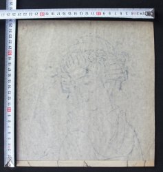 Sketch on paper 1920 Maiko san
