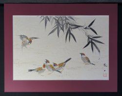 Sparrow and Bamboo 1970