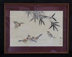 Sparrow and Bamboo 1970
