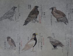 Sumi-e birds 1930s