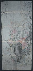 Sumi-e floral sketch 1800s