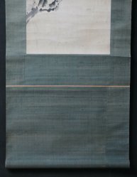 Sumi-e minimalist scroll 1700