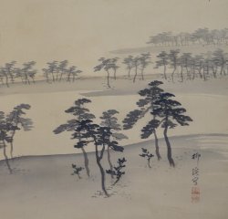 Sumi-e Zen Fuji 1900