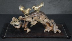 Suzume bronze birds 1900s