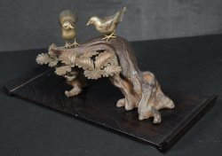 Suzume bronze birds 1900s