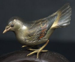 Suzume bronze birds 1900s