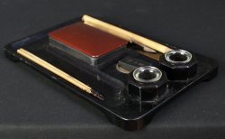 Suzuri calligraphy tray 1900