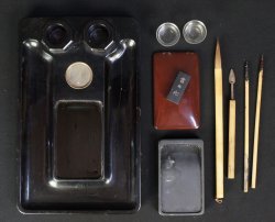 Suzuri calligraphy tray 1900