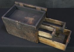 Suzuribako wood cabinet 1800