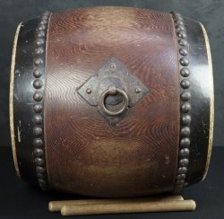 Taiko temple drum 1880