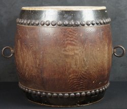 Taiko temple drum 1880