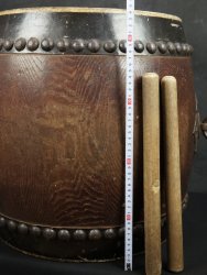 Taiko temple drum 1880