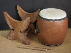 Taiko temple drum 1950