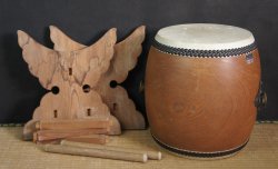 Taiko temple drum 1950