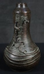 Takabori bronze vase 1930