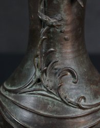 Takabori bronze vase 1930