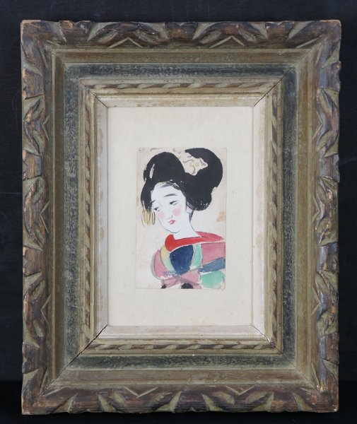 Takehisa Yumeji watercolor 1900