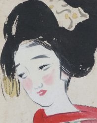 Takehisa Yumeji watercolor 1900