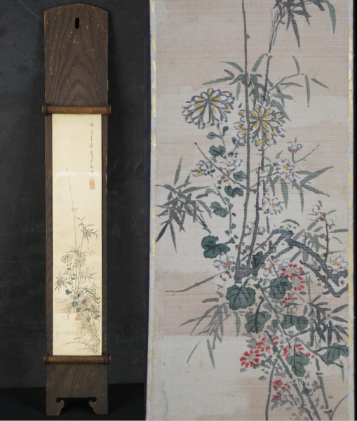 Tanzaku miniature art 1880