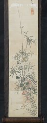 Tanzaku miniature art 1880