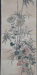 Tanzaku miniature art 1880