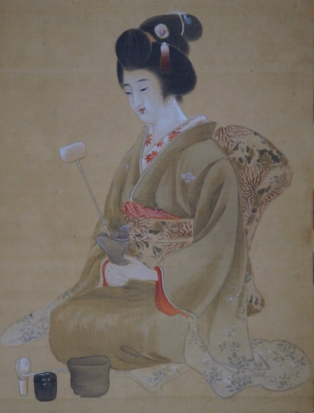 Tea Ceremony painting 1900s