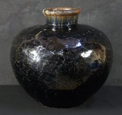 Tea vase Tenmoku ChaTsubo 1700