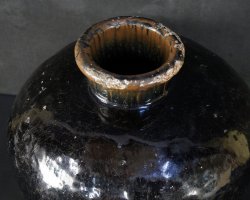 Tea vase Tenmoku ChaTsubo 1700