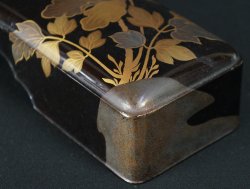 Tegami-ire Edo lacquer box 1800