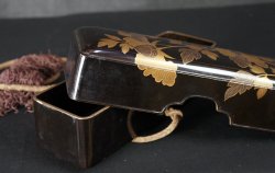 Tegami-ire Edo lacquer box 1800