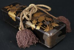 Tegami-ire Edo lacquer box 1800