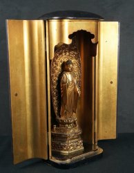 Temple Buddha statue 1880s