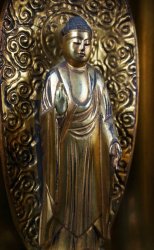 Temple Buddha statue 1880s