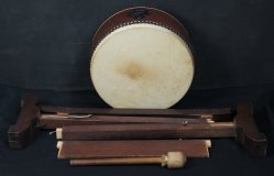 Temple Taiko drum 1890