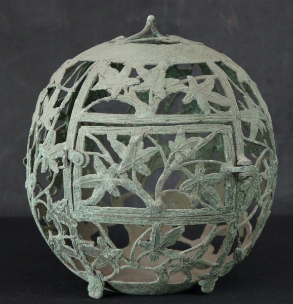 Tsuri-Andon bronze lantern 1900s